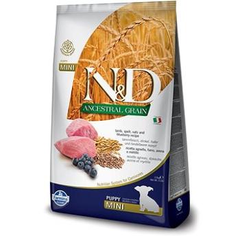 N&D low grain dog puppy mini lamb & blueberry 7 kg (8010276035103)