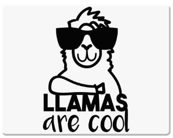 Podložka pod myš Llamas are cool