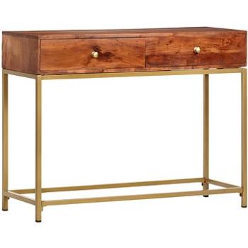 Konzolový stolek 100x35x76 cm masivní akáciové dřevo (286175)
