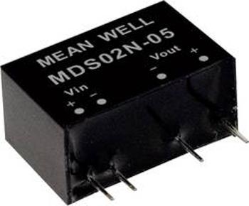 DC/DC měnič napětí, modul Mean Well MDS02N-12, 167 mA, 2 W, Počet výstupů 1 x