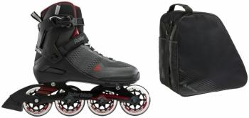 Rollerblade Spark 84 Dark Grey/Red 44,5 Kolečkové brusle