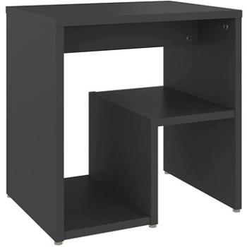 SHUMEE Noční stolek šedý 40 × 30 × 40 cm dřevotříska, 806332 (806332)