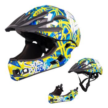 Downhill přilba W-TEC Delgada  Freestyle Blue  XS (48-52)