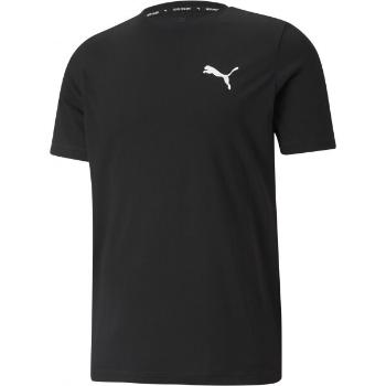 Puma ACTIVE SMALL LOGO TEE Pánské sportovní triko, černá, velikost XXL