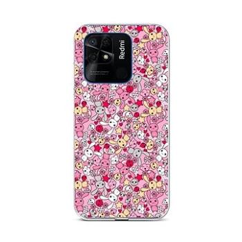 TopQ Kryt Xiaomi Redmi 10C Pink Bunnies 76073 (Sun-76073)