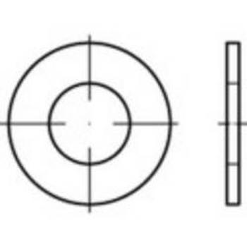 Podložka plochá TOOLCRAFT 159238, vnitřní Ø: 34 mm, ocel, 100 ks