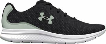 Under Armour Women's UA Charged Impulse 3 Jet Gray/Illusion Green 37,5 Silniční běžecká obuv