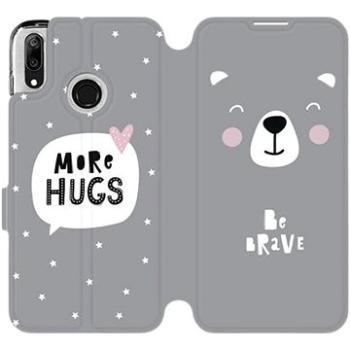 Flipové pouzdro na mobil Huawei Y7 2019 - MH06P Be brave - more hugs (5903226884209)
