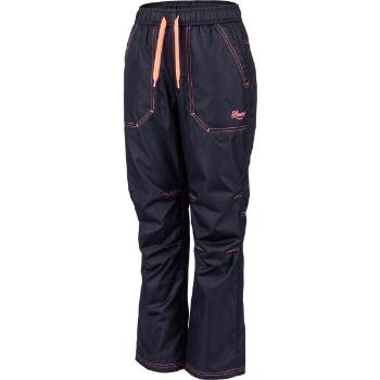 Lewro ZOWIE Dětské zateplené kalhoty, černá, velikost 140-146