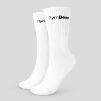 Ponožky 3/4 Socks 3Pack White L/XL - GymBeam