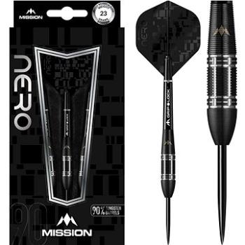 Šipky Mission steel Nero M3 23g, black, 90% wolfram (18007)