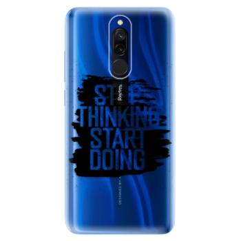 Odolné silikonové pouzdro iSaprio - Start Doing - black - Xiaomi Redmi 8