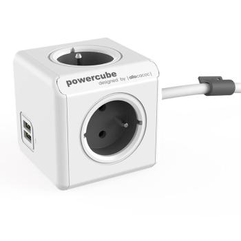 Rozbočovač PowerCube Extended USB šedý