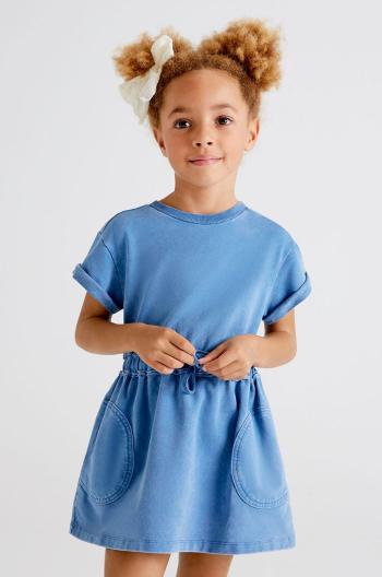 Dětské bavlněné šaty Mayoral mini, áčková