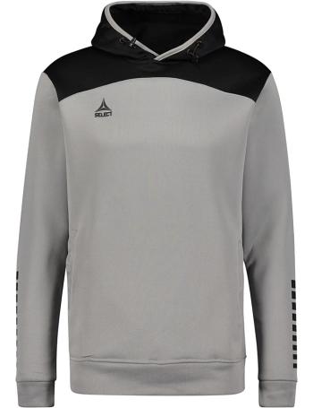 šedá sportovní mikina select oxford hoodie vel. XL