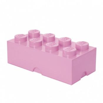 LEGO Úložný box 25 x 50 x 18 cm Světle růžová