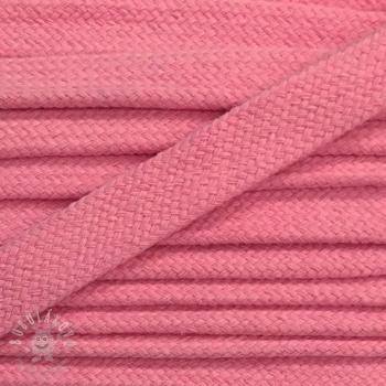 Bavlnená šnůra plochá 17 mm růžová bledá
