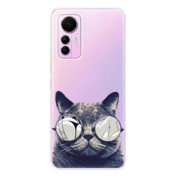 Odolné silikonové pouzdro iSaprio - Crazy Cat 01 - Xiaomi 12 Lite