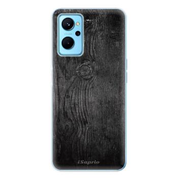 Odolné silikonové pouzdro iSaprio - Black Wood 13 - Realme 9i