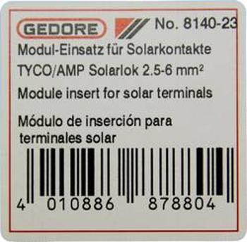 Krimpovací nástavec Gedore 8140-23, solární konektor, 2.5 do 6 mm² 2078082