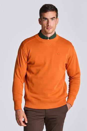 MIKINA GANT D1. ICON G ESSENTIAL C-NECK SWEAT oranžová S