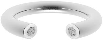 Gravelli Otevřený prsten s betonem Open ocelová/šedá GJRWSSG107 56 mm