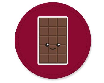 Placka magnet Kawaii chocolate