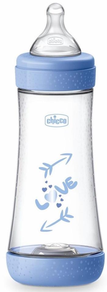 Chicco Lahev kojenecká Perfect5 silikon 300 ml kluk