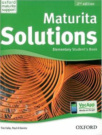 Maturita Solutions 2nd Edition Elementary Student´s Book CZEch Edition - Tim Falla, Paul A. Davies