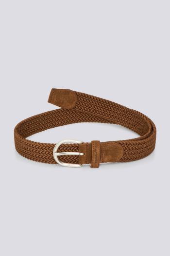 OPASEK GANT ELASTIC BRAID BELT hnědá 75