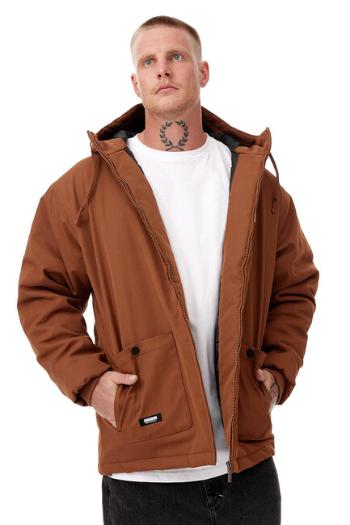 Mass Denim Jacket Worker Long brown - M
