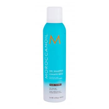Moroccanoil Dry Shampoo Dark Tones 205 ml suchý šampon pro ženy na mastné vlasy; na všechny typy vlasů