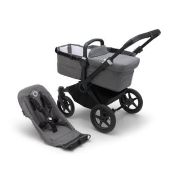 bugaboo Donkey 5 Mono Base Black /Grey Melange 2022