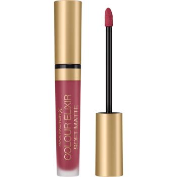 Max Factor Colour Elixir Soft Matte dlouhotrvající tekutá rtěnka odstín 035 Faded Red 4 ml