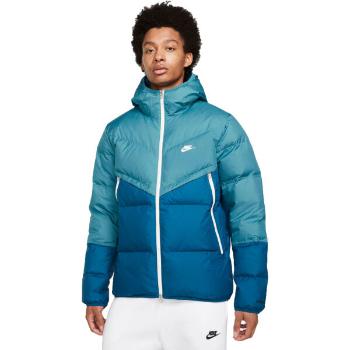 Nike NSW SF WINDRUNNER HD JKT M Pánská zateplená bunda, tyrkysová, velikost XXL