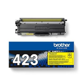 BROTHER toner TN-423Y pro HL-L8260CDW/HL-L8360CDW/DCP-L8410CDW / 4.000 stran / Yellow, TN423Y