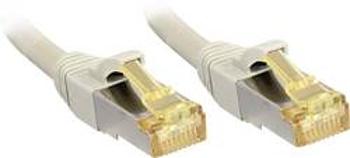 Síťový kabel RJ45 LINDY 47264, CAT 6a (surový kabel CAT 7) , S/FTP, 2.00 m, šedá