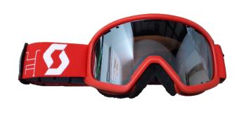 Dětské lyžařské brýle SCOTT Goggle Junior Witty red ampl sil chrom velikost: XS/S