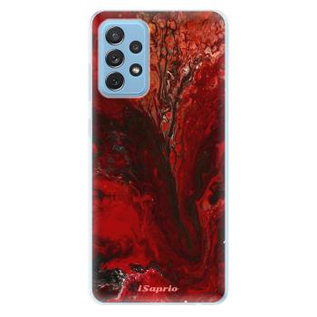 Odolné silikonové pouzdro iSaprio - RedMarble 17 - Samsung Galaxy A72