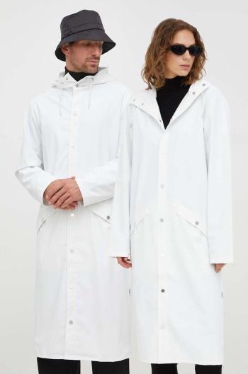 Nepromokavá bunda Rains 18360 Jackets bílá barva, přechodná