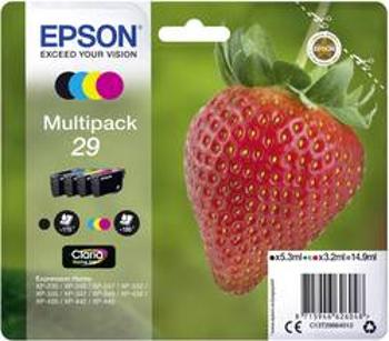 Epson Ink T2986, 29 originál kombinované balení černá, azurová, purppurová, žlutá C13T29864012