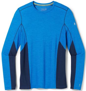 Smartwool MERINO SPORT LONG SLEEVE CREW laguna blue-deep navy Velikost: XL pánské tričko s dlouhým rukávem