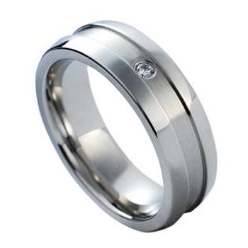 NUBIS® NSS1016 Dámský snubní prsten se zirkonem - velikost 58 - NSS1016-Zr-58