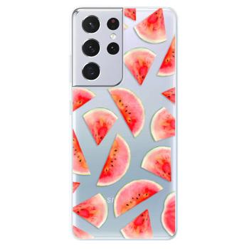 Odolné silikonové pouzdro iSaprio - Melon Pattern 02 - Samsung Galaxy S21 Ultra