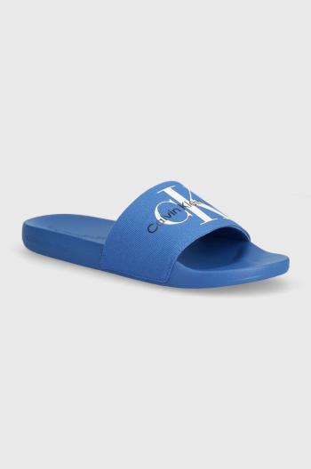 Pantofle Calvin Klein Jeans SLIDE MONOGRAM CO pánské, YM0YM00061