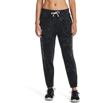 Under Armour RIVAL TERRY PRINT JOGGER Dámské tepláky, černá, velikost XS