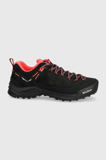 Boty Salewa Wildfire Leather dámské, černá barva