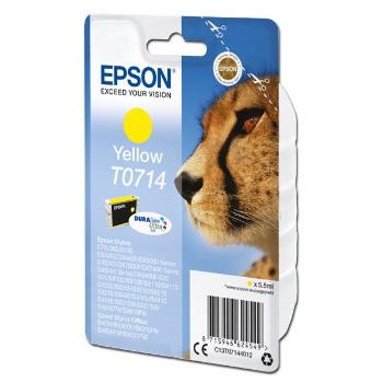 EPSON T0714 (C13T07144012) - originální cartridge, žlutá, 5,5ml