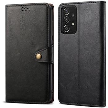 Lenuo Leather flipové pouzdro pro Samsung Galaxy A52 / A52 5G / A52s černé (348088)