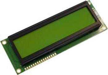 LCD displej Display Elektronik DEM16215SYH-LY, 16 x 2 Pixel, (š x v x h) 122 x 44 x 11.1 mm, žlutozelená